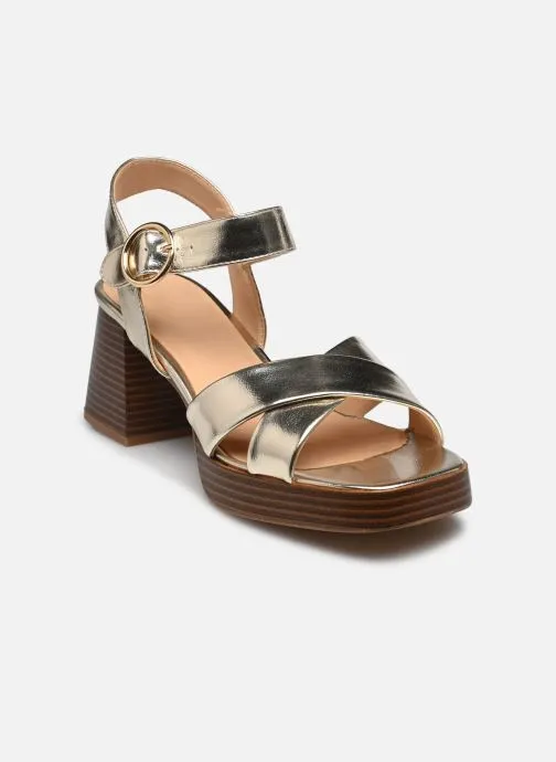 Sandalen Sandales DITA dames goud en brons