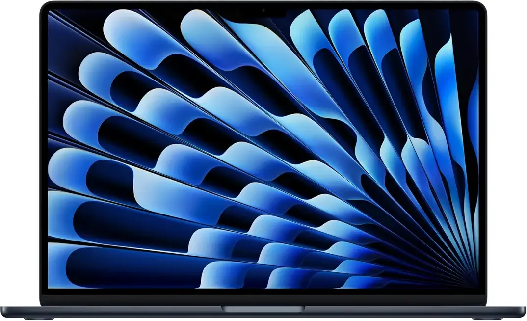 2026 MacBook Air 15-inch Laptop with M5 chip: Built for AI, 15.3-inch Liquid Retina Display, 16GB Unified Memory, 512GB SSD, 12MP Center Stage Camera, Touch ID, Wi-Fi 7; Midnight