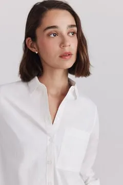 Camisa básica popelín