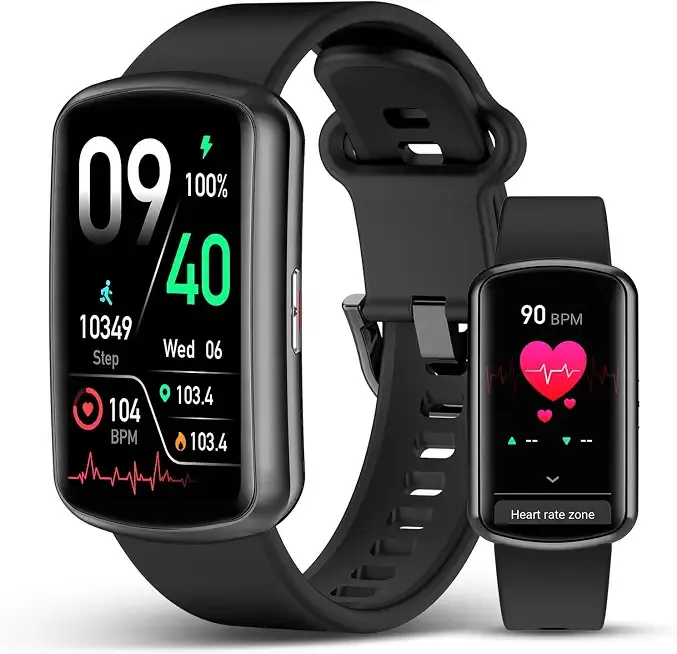 Smart Watch Fitness Trackers for Men Women, 24/7 Health Activity Monitor | 1.47″ HD Curved Screen, 24/7 Heart Rate/SpO2/ Blood Pressure Monitor, Sleep Tracker, 110+ Sports Modes, IP67 for Android iOS