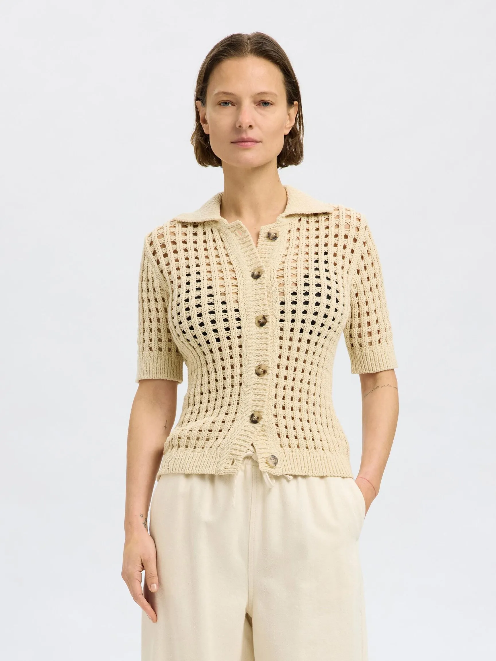 HEKLESTIL STRIKKET CARDIGAN