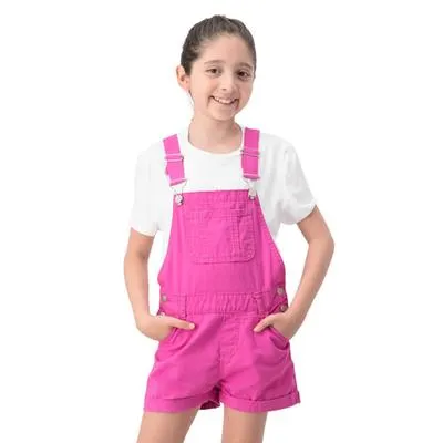 Overol Fantastic Niña Tirantes Ajustables Bolsas En Peto