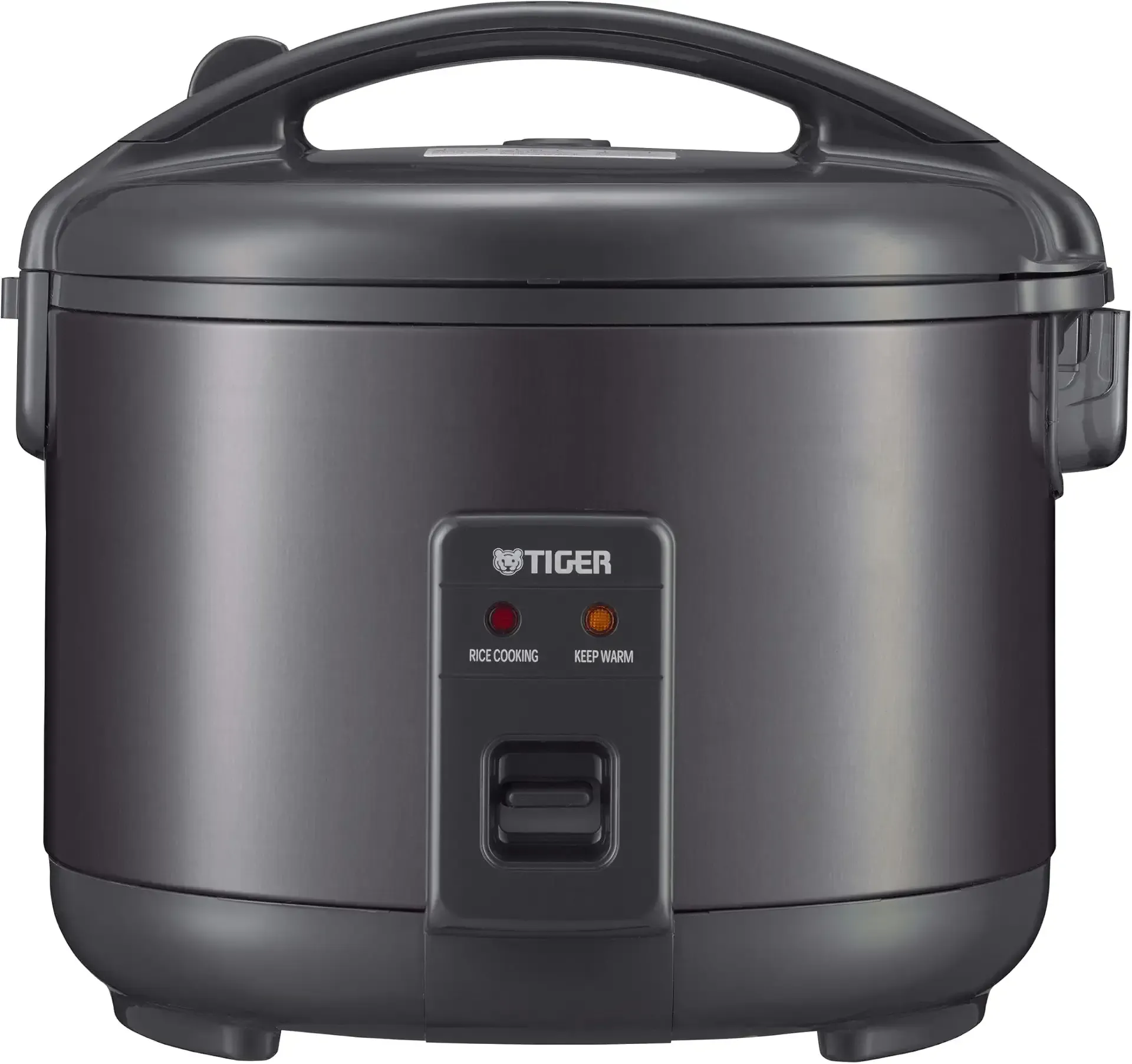 Tiger JNP-S15U-KY 8 Cup Capacity Rice Cooker with Non-Stick Inner Pot, Retractable Power Cord, and Keep Warm up to 12 hours, Black