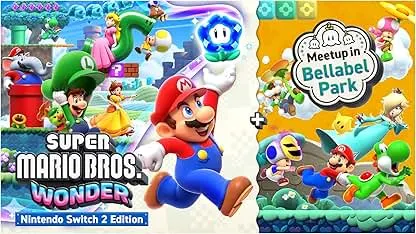 Super Mario Bros. Wonder + Meetup in Bellabel Park Nintendo Switch 2 Edition - Nintendo Switch 2 [Digital Code] Super Mario Bros. Wonder + Meetup in Bellabel Park Ninte…