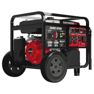 13000 / 10500 -Watt Gasoline/Liquid propane Dual fuel Portable Generator
