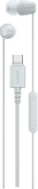 IER-EX15C USB-C Plug, Wired in-Ear Headphones for iPhone and Android Phones, with Built-in Multi-Function Button, Volume and Mic Control, Supports USB Audio Class 1.0 Devices, White