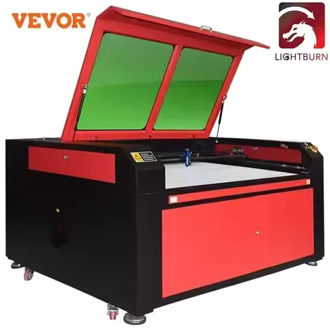 sihao 130W Laser Engraver CO2 Laser Engraving Machine RUIDA Board Compatible with Lightburn Laser Tube Woodworking Tools