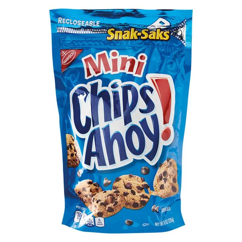 Nabisco Mini Snak-Saks Chips Ahoy Cookies