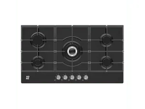 Home & Company - Encimera a Gas EN-2011 5Q 90 cm | Negro