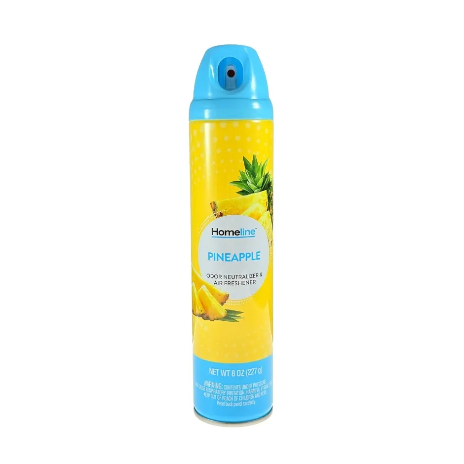 Homeline Air Freshener Spray - Pineapple, 8 oz.