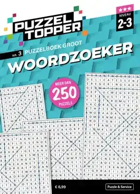 Puzzelboek groot Woordzoeker 2-3 punt nr3 Puzzeltopper