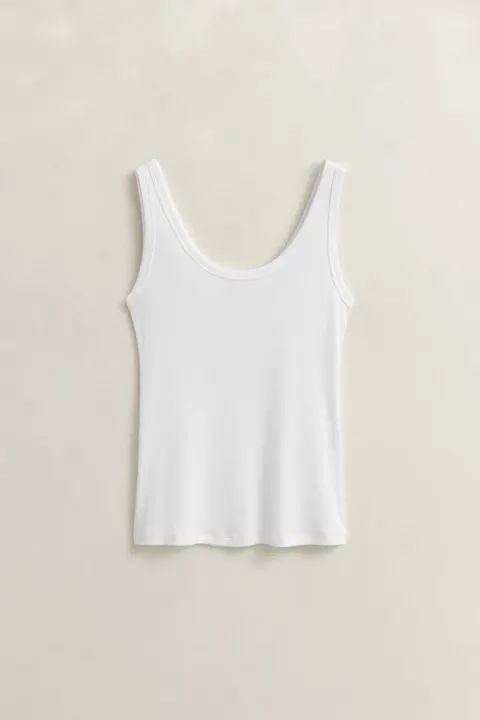 Ribbestrikket singlet