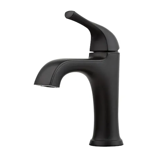 Ladera Single Handle 1 or 3 Hole Matte Black Sink Faucet/Tap