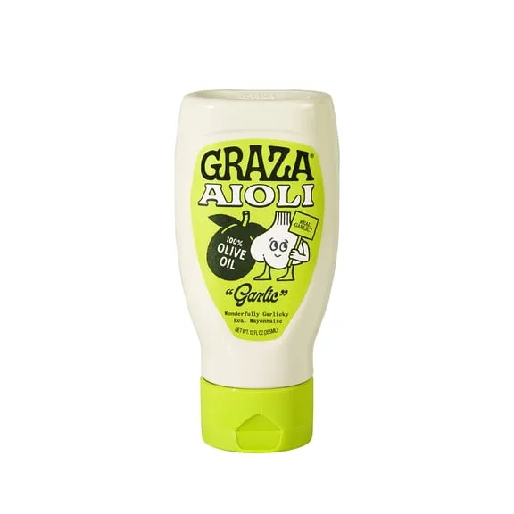 Graza Garlic Aioli Squeeze 12fl oz $10.34 86.2 ¢/fl oz