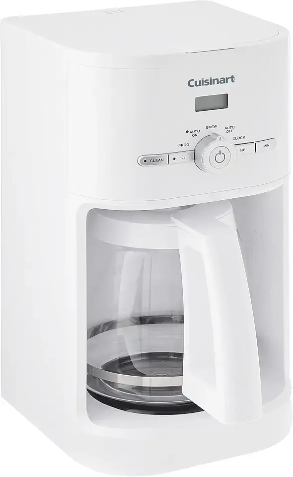 Cuisinart 12-Cup Classic Programmable Coffeemaker, White, 12-Cup, Programmable, DCC-1120NAS