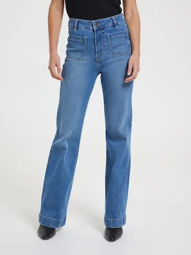 Just Jeans Reformed High Rise Slim Wide Jean