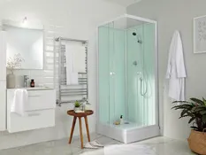 Cabine de douche "Arkell" blanc - L. 80 x l. 80 x H. 200 cm
