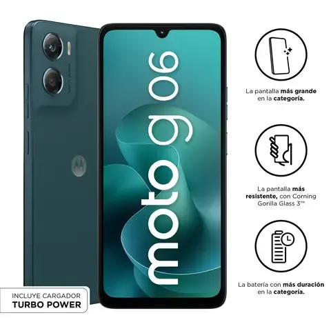 Celular G06 4GB+128GB Tapestry Azul