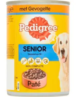 Pedigree Blik Senior - Hondenvoer - Kip 400 g
