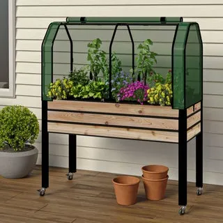CedarCraft Self-watering Slat Planter 21" x 47" x 32"
