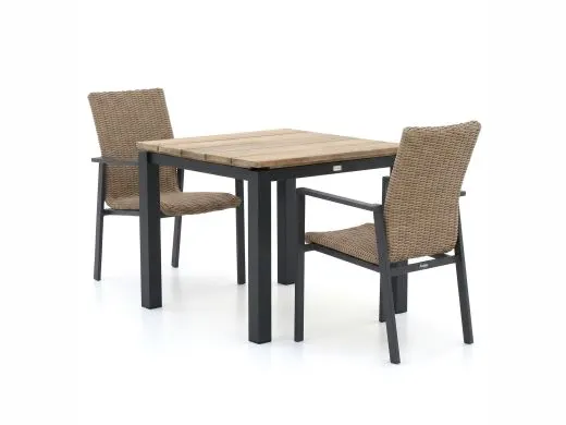 Manifesto Villongo/Lagundo 90cm dining tuinset 3-delig stapelbaar