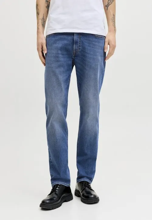 JJICLARK JJORIGINAL - Jeans straight leg - blue denim