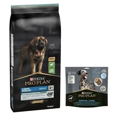 PURINA PRO PLAN 12 / 14 kg + friandises Dental Care 345 g ou 426 g offertes !