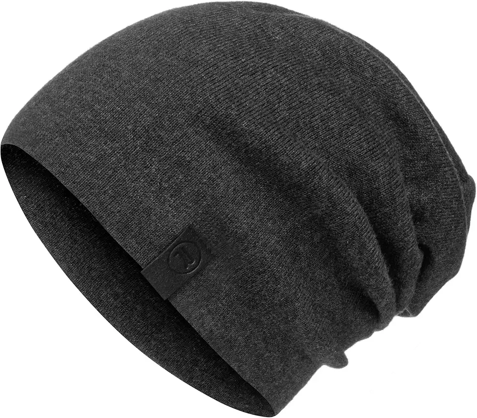Warm Slouchy Beanie Hat - Deliciously Soft Daily Beanie in Fine Knit