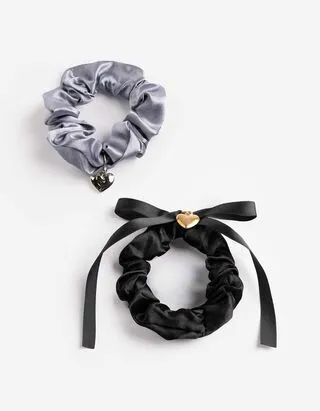 Elastico per capelli - Confezione doppia - nero