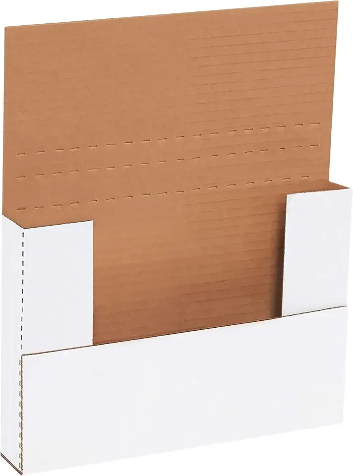 BOX USA Shipping Boxes Small 9.625"L x 6.625"W x 1.25"H 50-Pack - Corrugated Cardboard Box for Moving, Mailing, Packing, Packaging and Storage