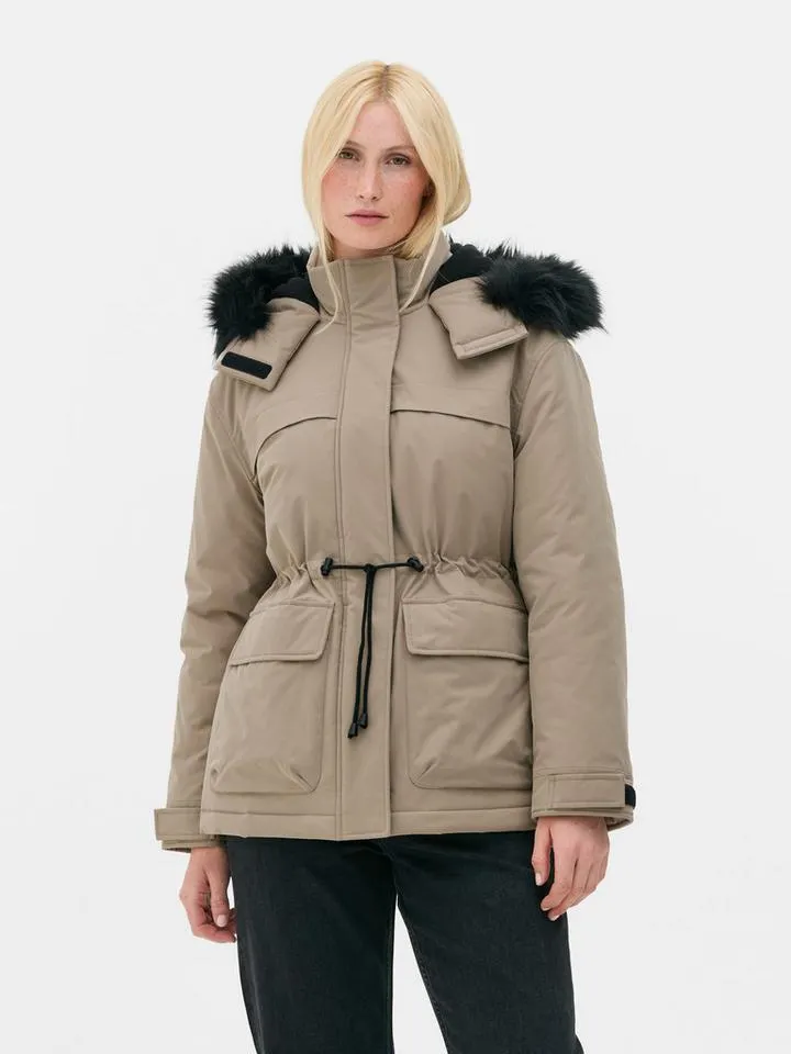 Parka à capuche