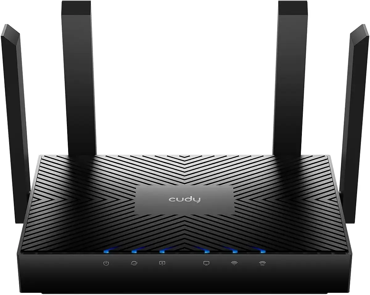 Cudy AX3000 Wi-Fi 6 Router, 4× GbE Ports, Mesh and APP Support, WR3000 V2.0