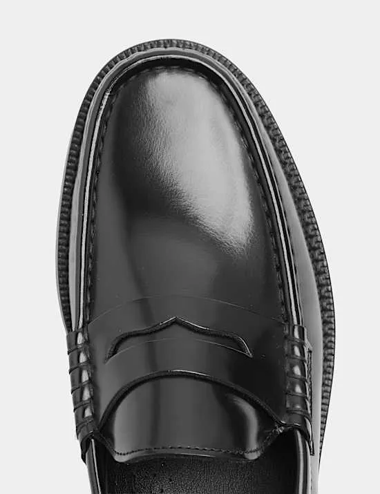 Leather Penny Loafers