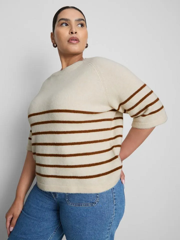 T-shirt droit en mélange de laine By Coleen