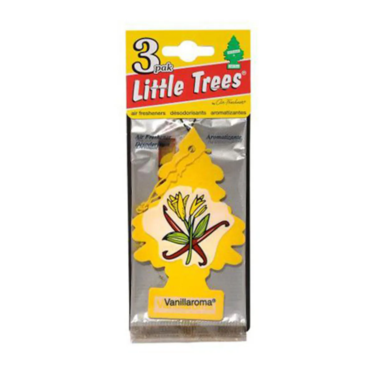 Little Trees Air Freshener, Vanillaroma Scent, 3 pk