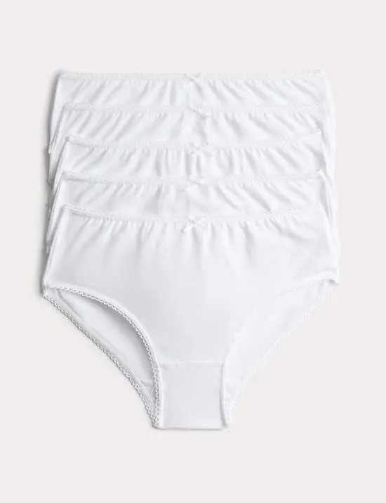 10 Pack Cotton with Stretch Knickers (2-14 Yrs)