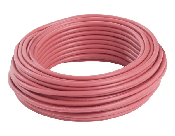 Fil électrique H07VU 1,5 mm² rouge - 25 m - Nexans