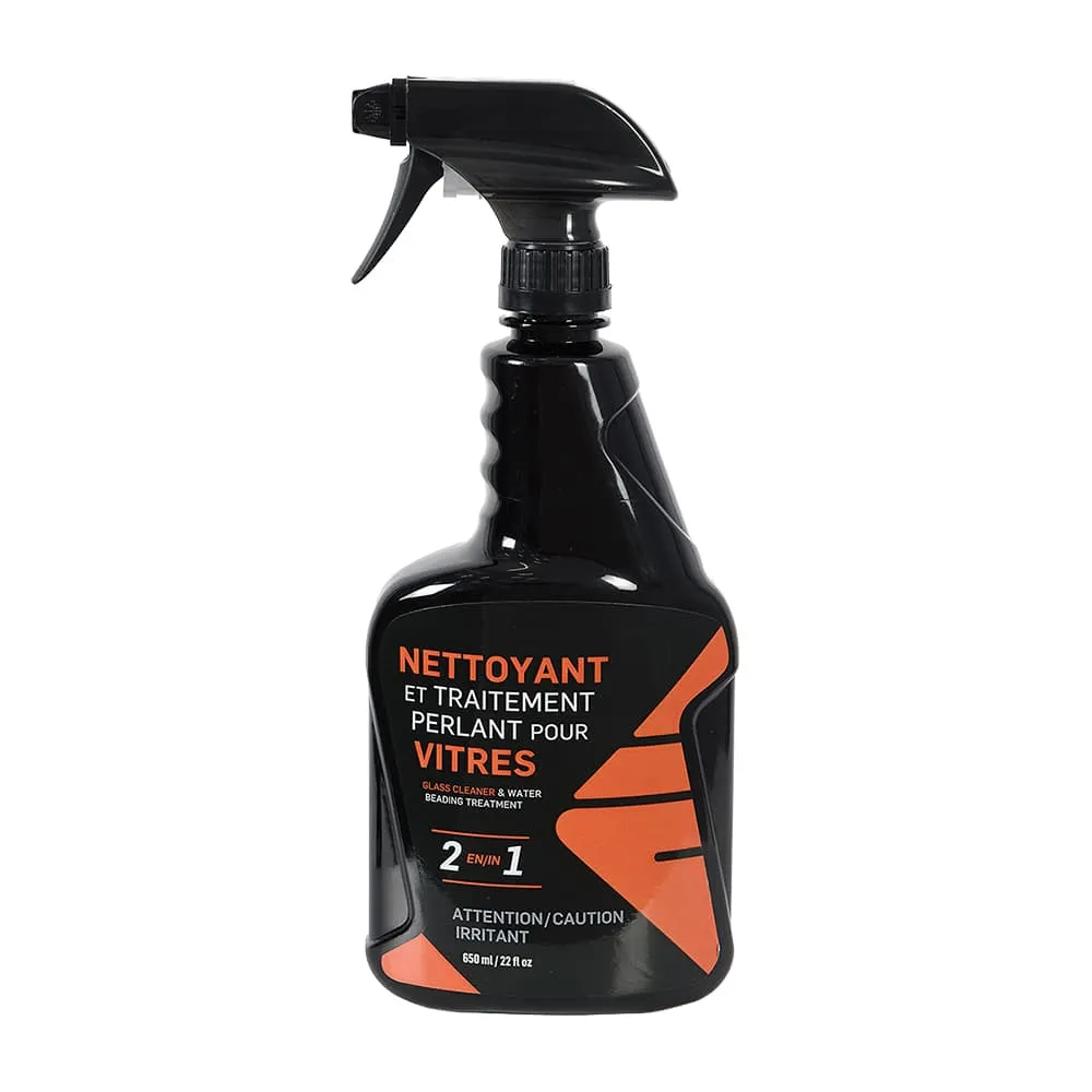 Nettoyant et perlant à vitres 2-en-1 pour l'auto 650 ml