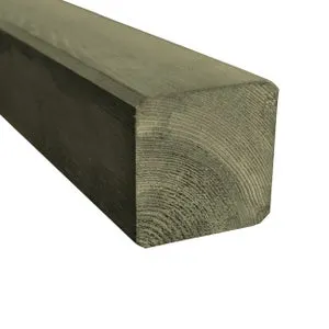 Palo quadrato in legno di pino naturale L 7 x H 180 x Sp 7 cm