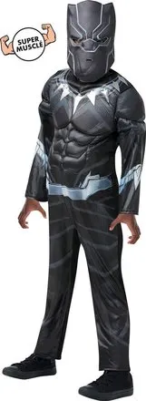 MARVEL - DEGUISEMENT LUXE BLACK PANTHER - TAILLE L 7-8 ANS