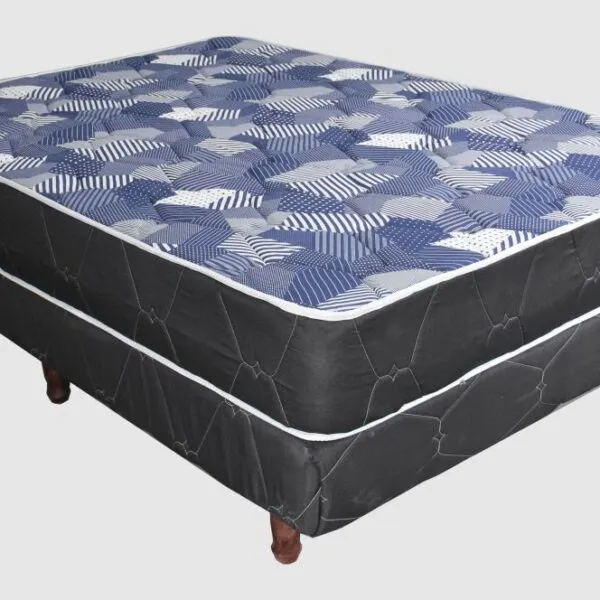Conjunto Sommier Espuma Paris 140 x 190 x 23