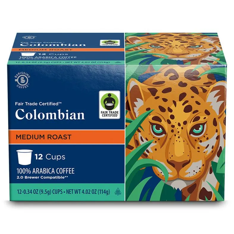 Barissimo Colombian Coffee Cups