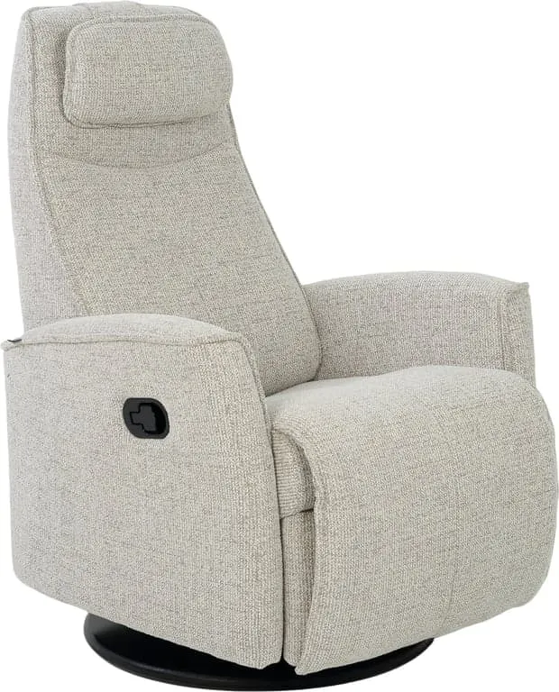 Hjellegjerde Loft recliner Large, tekstil Noelle 30 sand