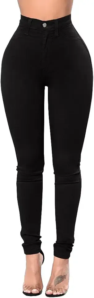 Women Colombian High Waisted Butt Lift Skinny Stretch Jeans