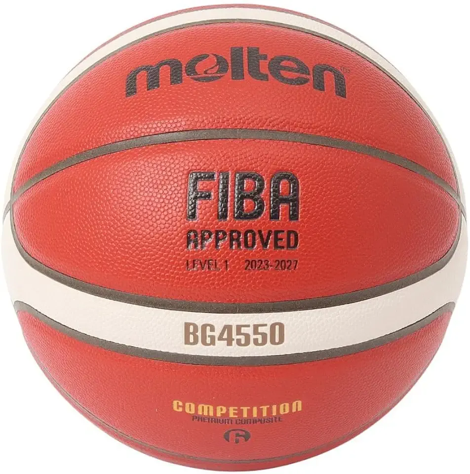 Molten B6G4550 Basketball, Elementary School Students (Special Competition Rules Only), Junior and Up Ladies, No. 6 Ball, Certified Ball, Orange x Ivory