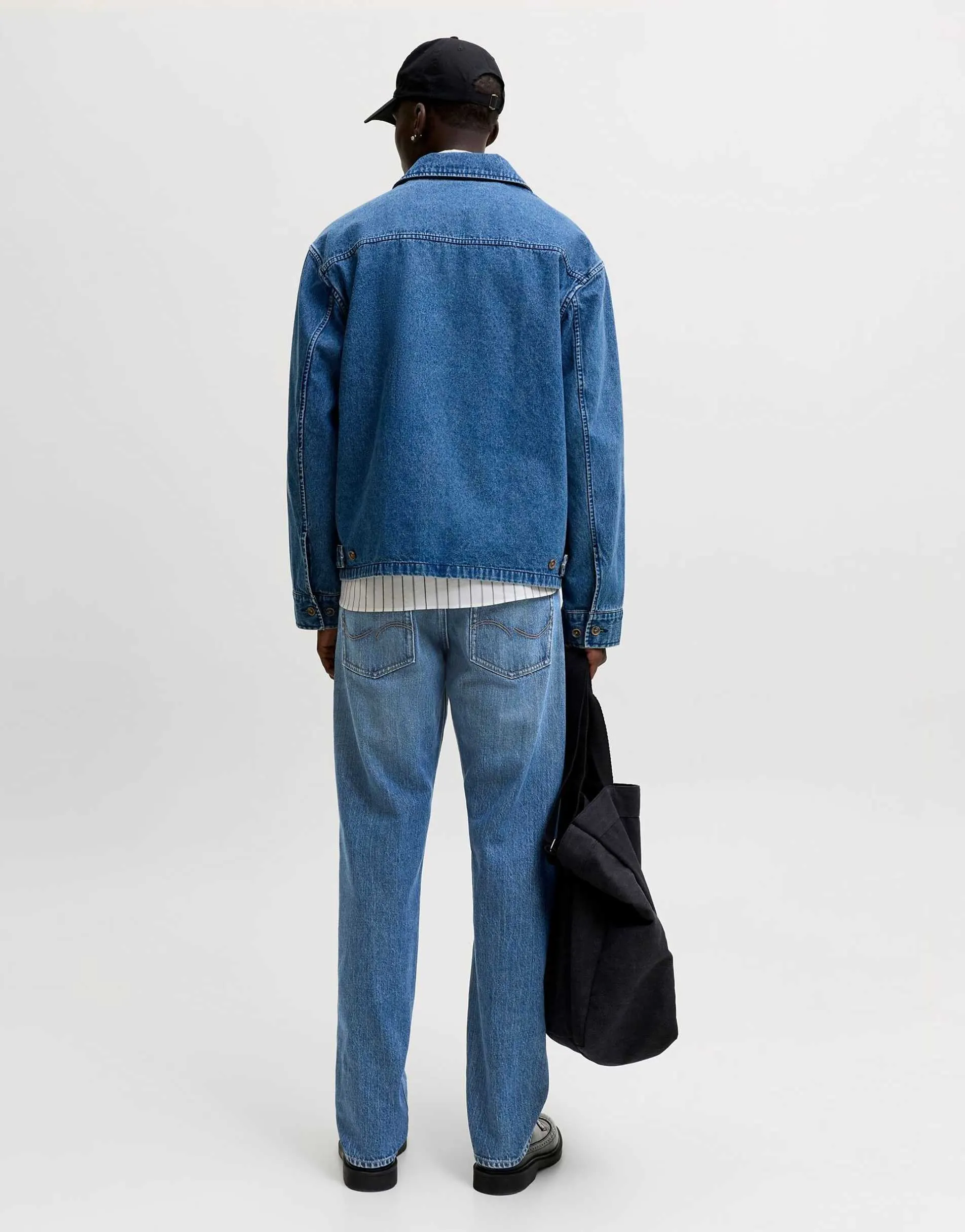 Jack & Jones Relaxed fit jeans in blue denim