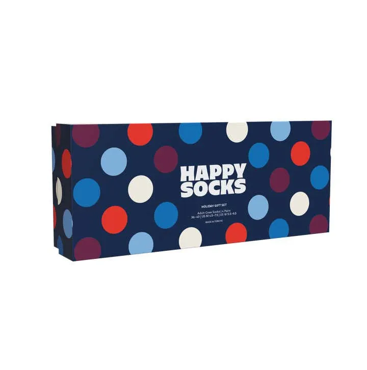 4-Pack Navy Socks Gift Set