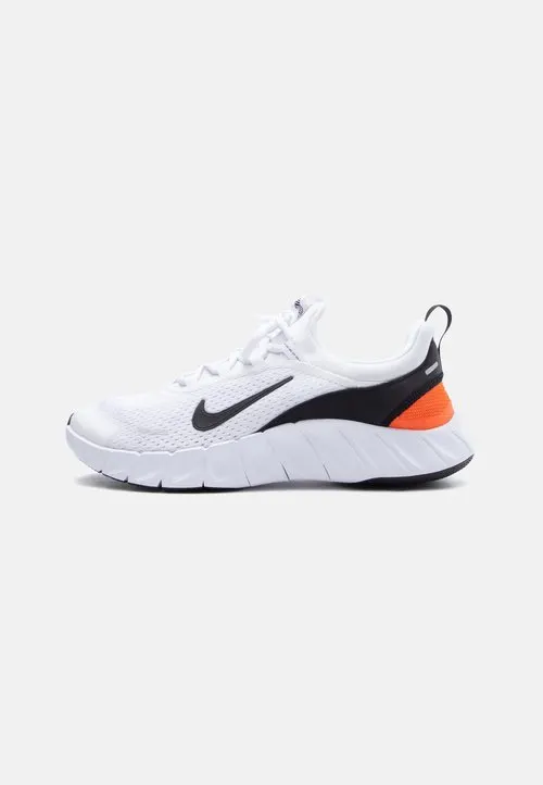 FREE RIDE UNISEX - Løpesko for vei - white/black/safety orange