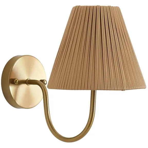 Home Decor Collection Style House LED Rechargeable Cordless Wall Sconce with Remote Control, 11.4"