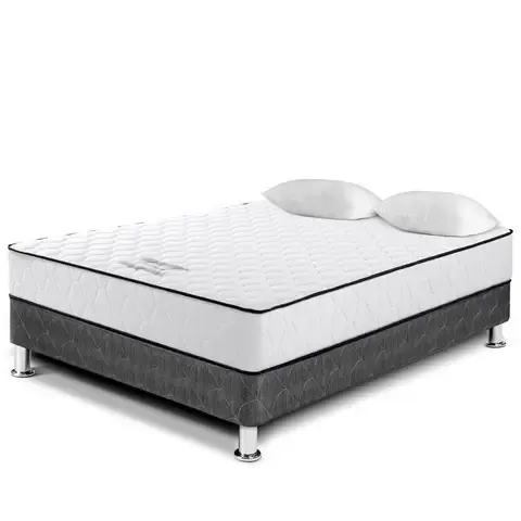 Cama Amanecer 2 Plazas Gris Oscuro